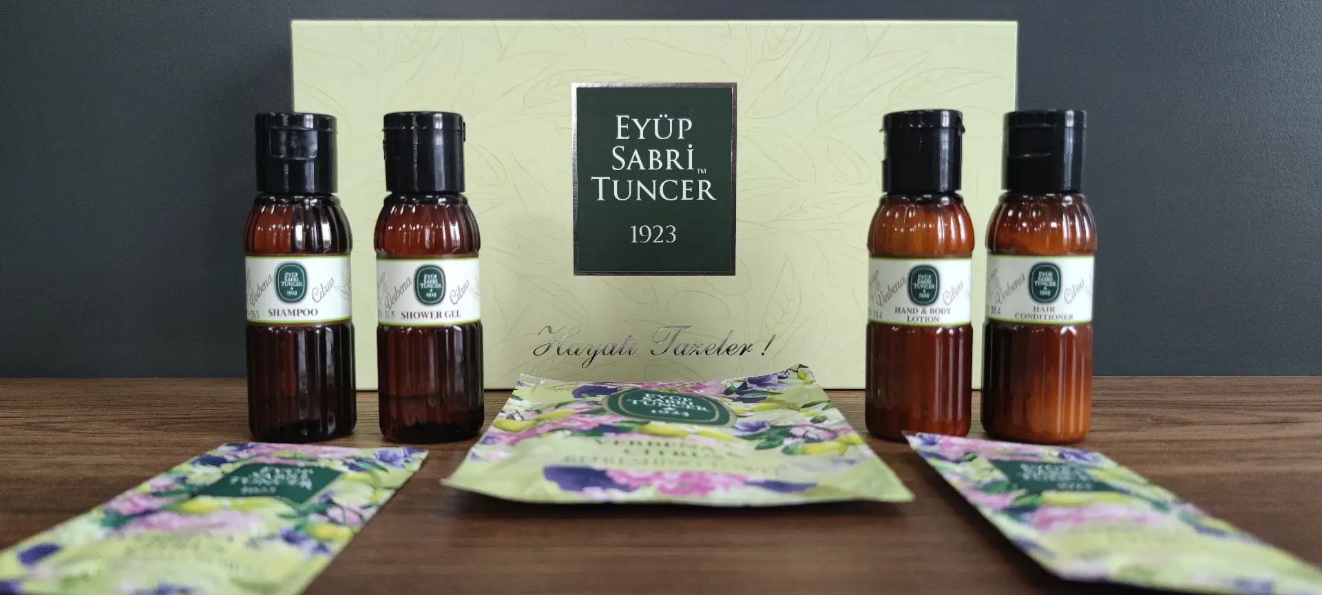 Our 100% local brand, Eyüp Sabri Tuncer! We are here with the hotel series...